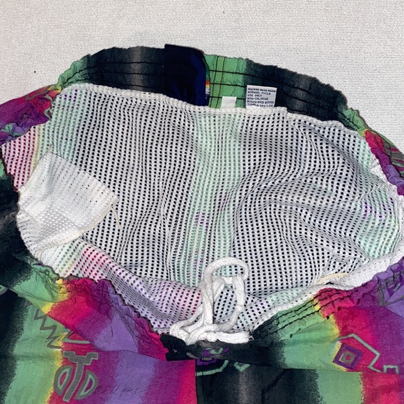 Weekend Gear vintage men’s multicolored swim trunks size medium - Picture 8 of 10